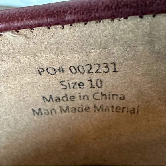 Journee Collection Whitney Menswear Inspired Slip On Red Loafer Size 10 - Picture 7 of 8